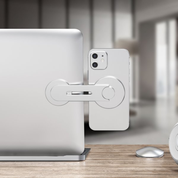 Puro MagSafe -puhelinteline tietokoneeseen, hopea