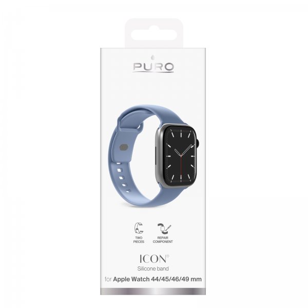 Puro Apple Watch 44/45/46/Ultra 49mm ranneke Icon Ice Blue