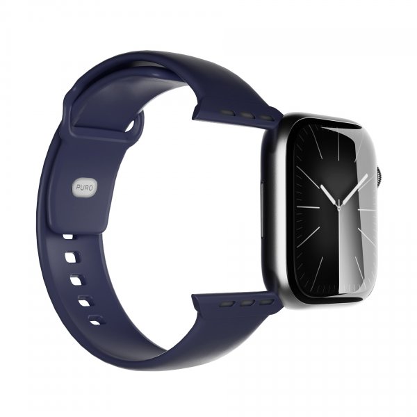 Puro Apple Watch 44/45/46/Ultra 49mm ranneke Icon Crown Blue