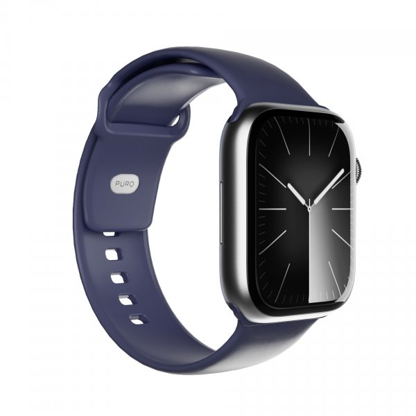Puro Apple Watch 44/45/46/Ultra 49mm ranneke Icon Crown Blue