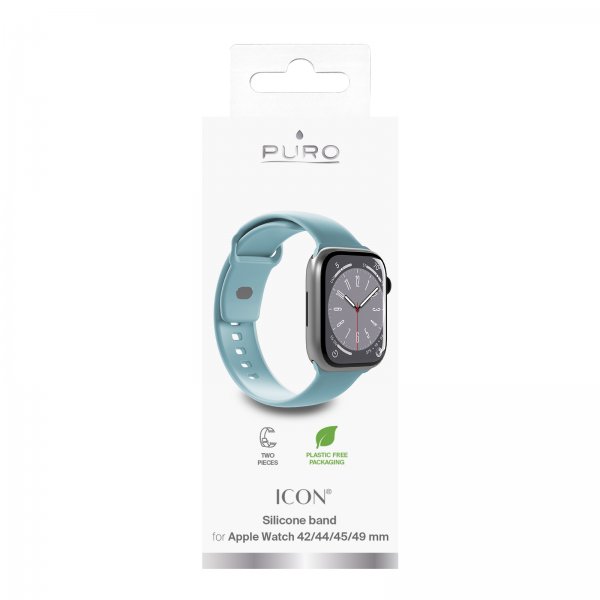 Puro Apple Watch 44/45/46mm/Ultra 49mm ranneke Icon Island Mist