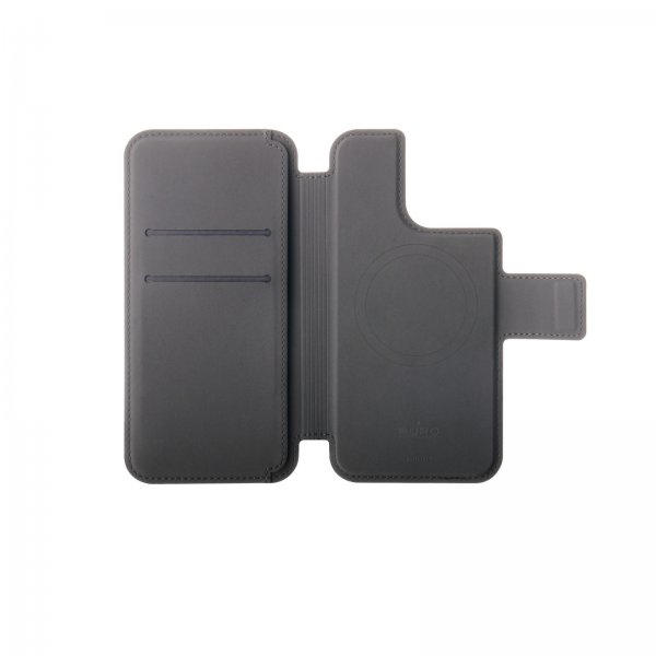 Puro iPhone 13 Pro Max/iPhone 14 Pro Max Suojakotelo MagSafe Folio Musta