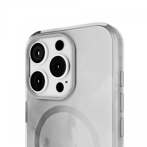 Puro iPhone 15 Pro -suojakuori, Aqua Silver