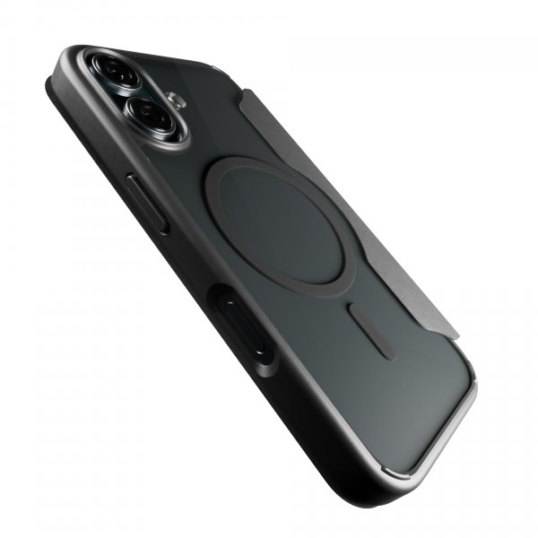 Puro iPhone 16 Suojakotelo Book Mag 2 Musta