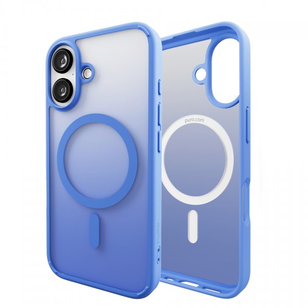 Puro iPhone 16 Gradient sininen suojakuori