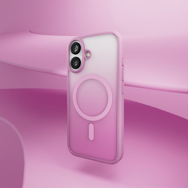 Puro iPhone 16 -suojakuori Gradient Pink