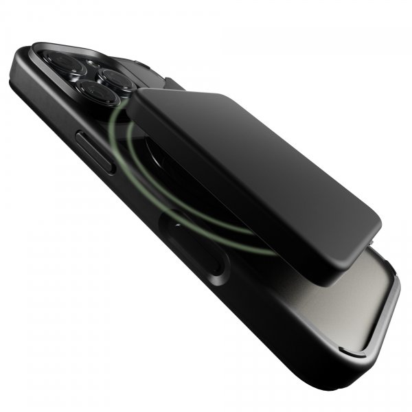 Puro iPhone 16 Pro Max -suojakotelo Book Mag 2, musta