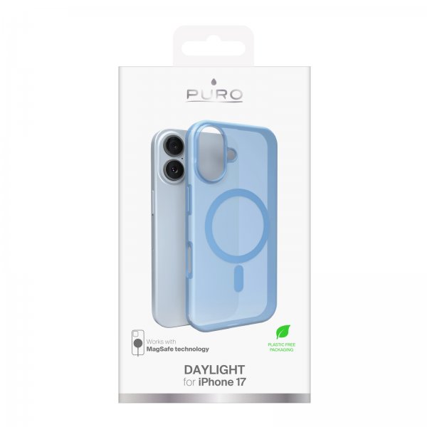 Puro iPhone 17 -kuoret Daylight MagSafe Ice Blue