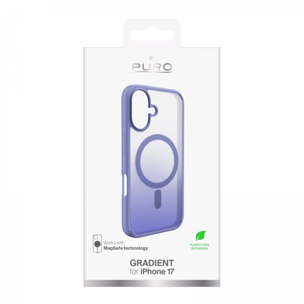 Puro iPhone 17 -kuoret, Gradientti Roosa
