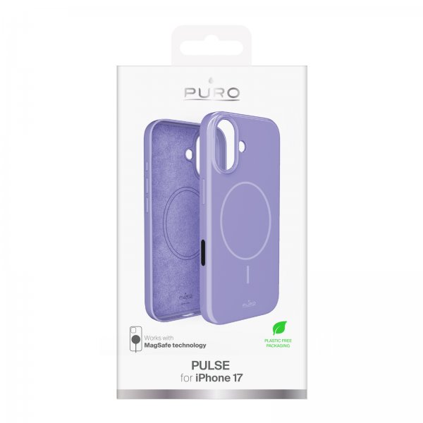 Puro iPhone 17 -kuori Pulse MagSafe Lavender