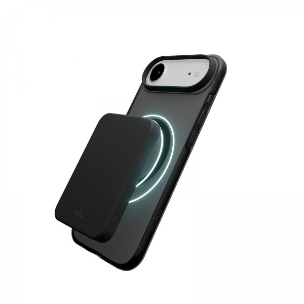 Puro iPhone Air -kuori Daylight MagSafe, musta