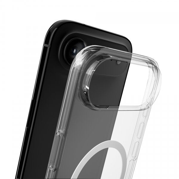 Puro iPhone Air -kuori Impact Clear D3O MagSafe Läpinäkyvä
