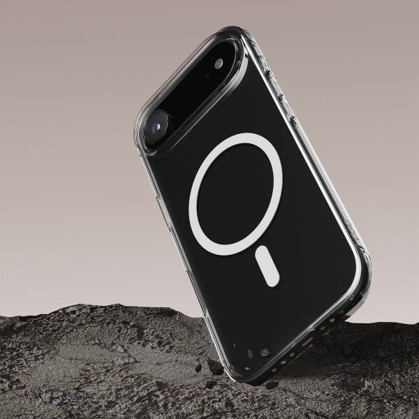 Puro iPhone Air -kuori Impact Clear D3O MagSafe Läpinäkyvä