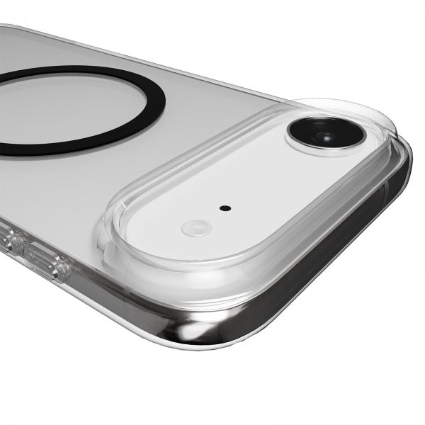 Puro iPhone Air -kuori Lite Mag läpinäkyvä musta