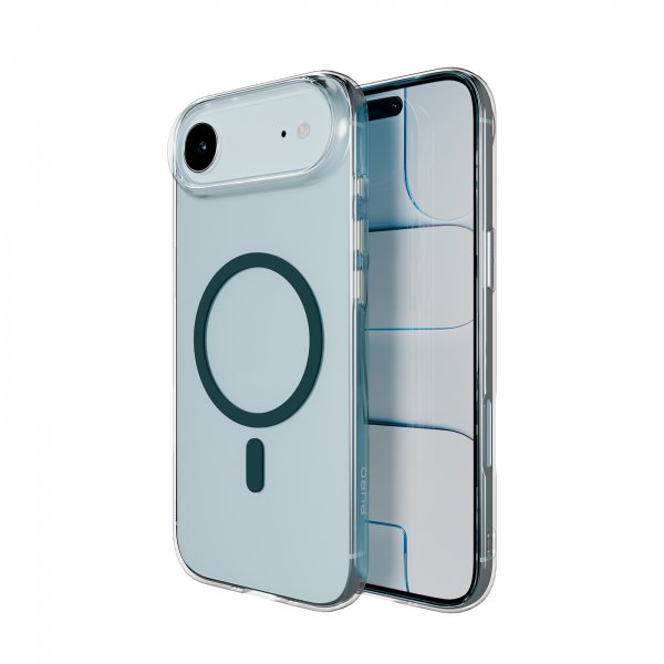Puro iPhone Air -kuori Lite Mag läpinäkyvä vihreä