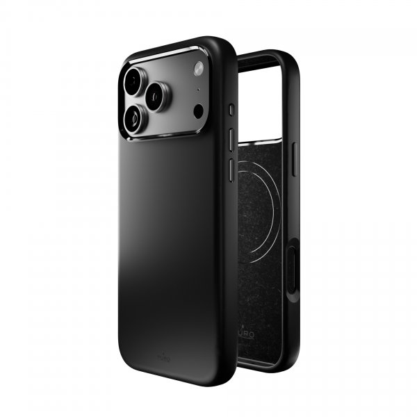 Puro iPhone 17 Pro -kuori ICON Mag Pro musta