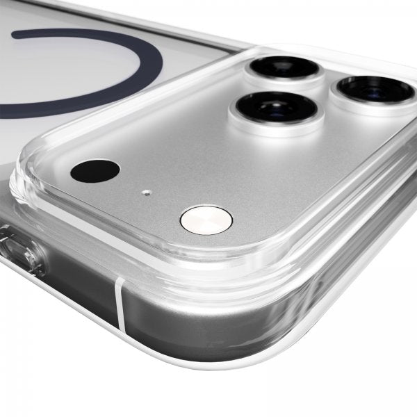 Puro iPhone 17 Pro Lite Mag läpinäkyvä kuori, sininen