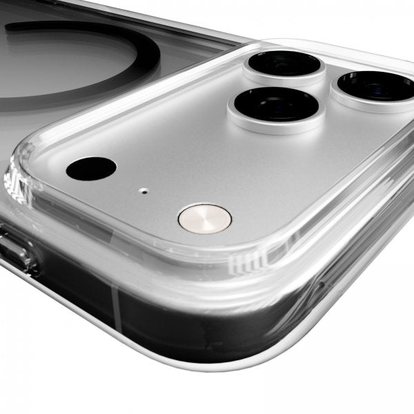 Puro iPhone 17 Pro Lite Mag Läpinäkyvä Harmaa -suojakuori