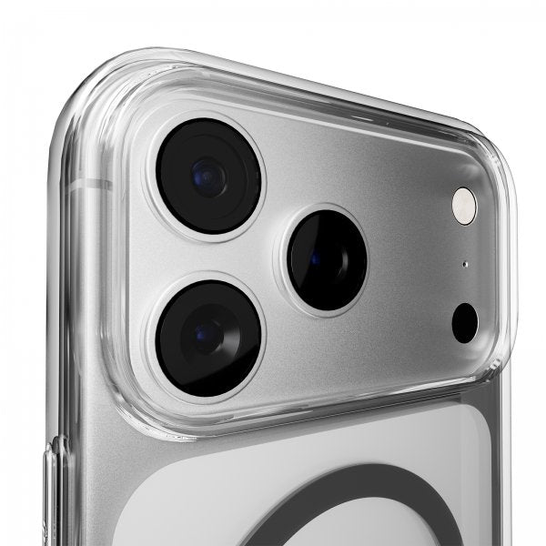 Puro iPhone 17 Pro Lite Mag Läpinäkyvä Harmaa -suojakuori