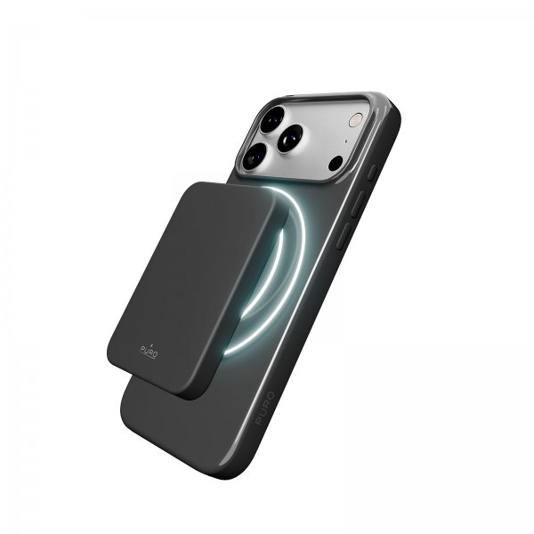 Puro iPhone 17 Pro Kotelo Pulse MagSafe Musta
