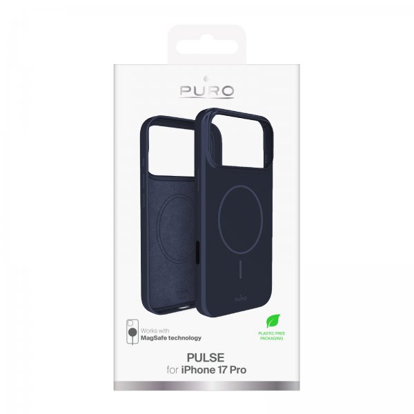 Puro iPhone 17 Pro Kotelo Pulse MagSafe Crown Blue