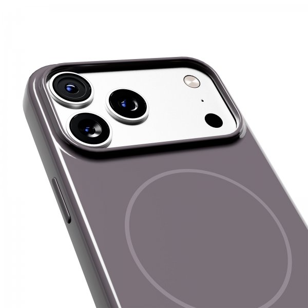 Puro iPhone 17 Pro Kuori Pulse MagSafe Tummanharmaa