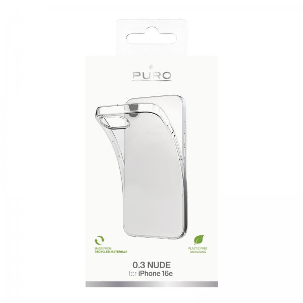 Puro iPhone 16e/17e Nude Läpinäkyvä Kuori
