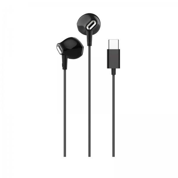 Puro Langalliset kuulokkeet Fine Pro USB-C Musta