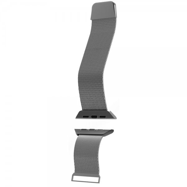 Puro Apple Watch 38/40/41/42mm Milanese-ranneke, hopea