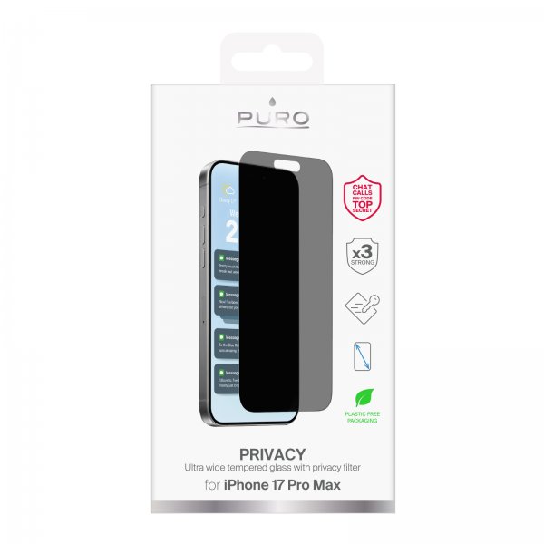 Puro iPhone 17 Pro Max Näytönsuoja Privacy