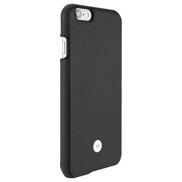 Just Mobile iPhone 6/6s kuori Quattro Back nahka musta