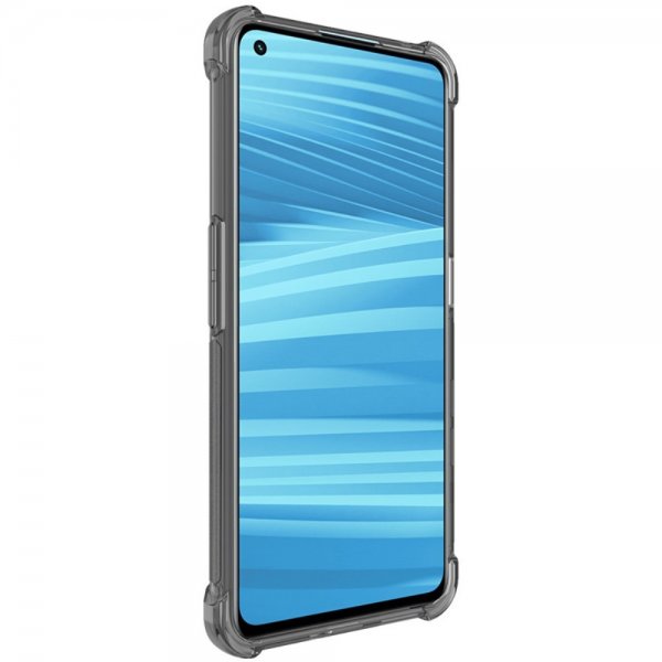 Imak Realme GT Neo 2 -suojakuori, turvatyyny, läpinäkyvä, musta