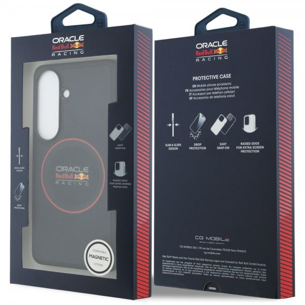 Red Bull Samsung Galaxy S26 Plus -kuori, verkkokuvioitu rengas MagSafe, sininen