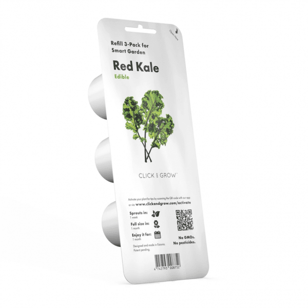Click and Grow Smart Garden täyttöpakkaus 3 kpl – punakaali