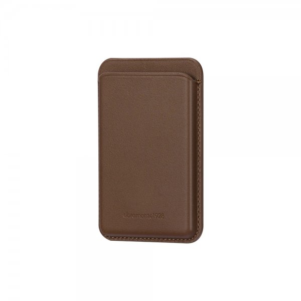 dbramante1928 Korttikotelo Nahkalompakko MagSafe Dark Tan
