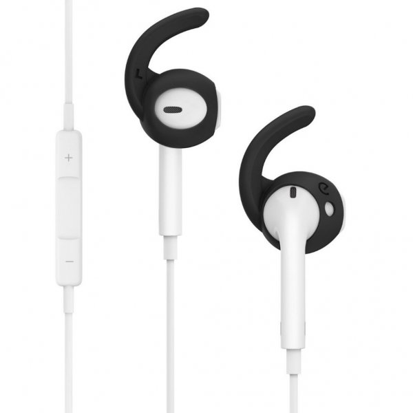 KeyBudz EarBuddyz Korvakoukut AirPodsille ja EarPodseille, musta