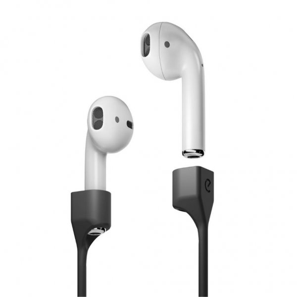 KeyBudz AirPods Straps AirStrapz Musta