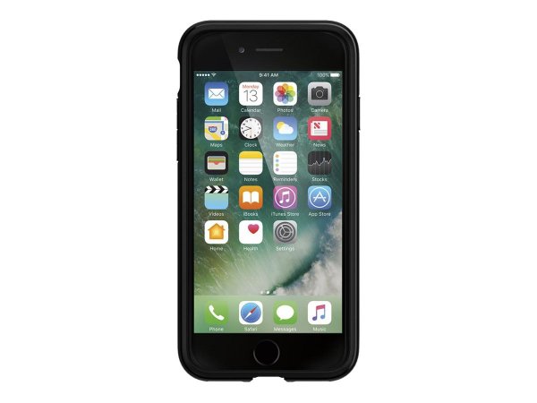 Spigen iPhone 7/8/SE kuori, Rugged Armor, mattamusta