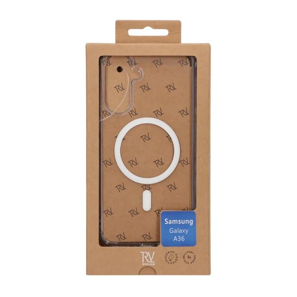 Rvelon Samsung Galaxy A36 Kuori TPU MagSafe Läpinäkyvä