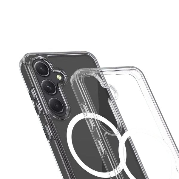 Rvelon Samsung Galaxy S24 FE Kuori MagSafe Läpinäkyvä