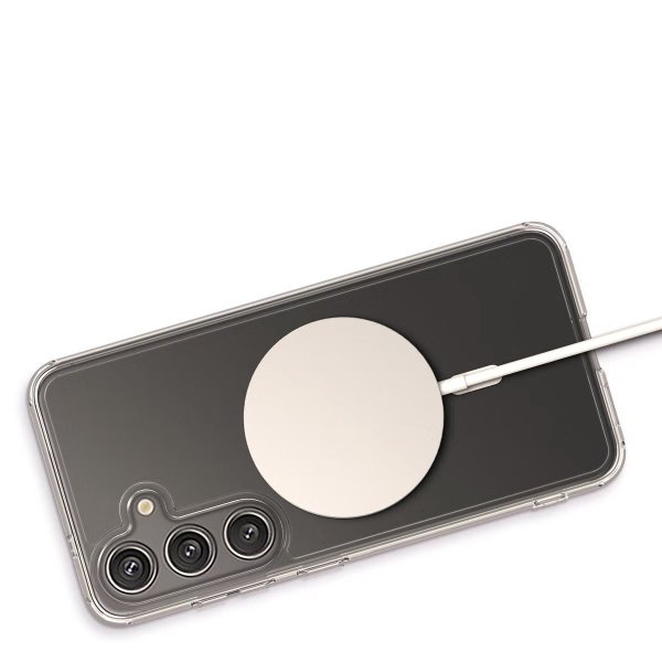 Rvelon Samsung Galaxy S25 -suojakuori TPU MagSafe Läpinäkyvä