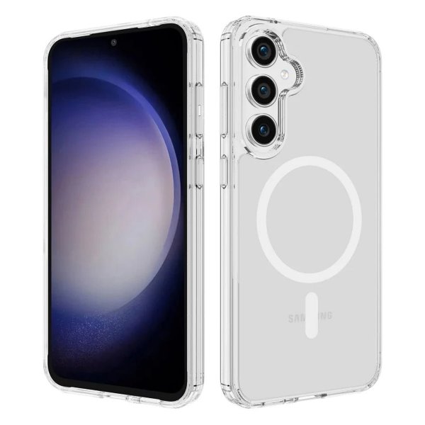 Rvelon Samsung Galaxy S25 Plus Kuori TPU MagSafe Läpinäkyvä