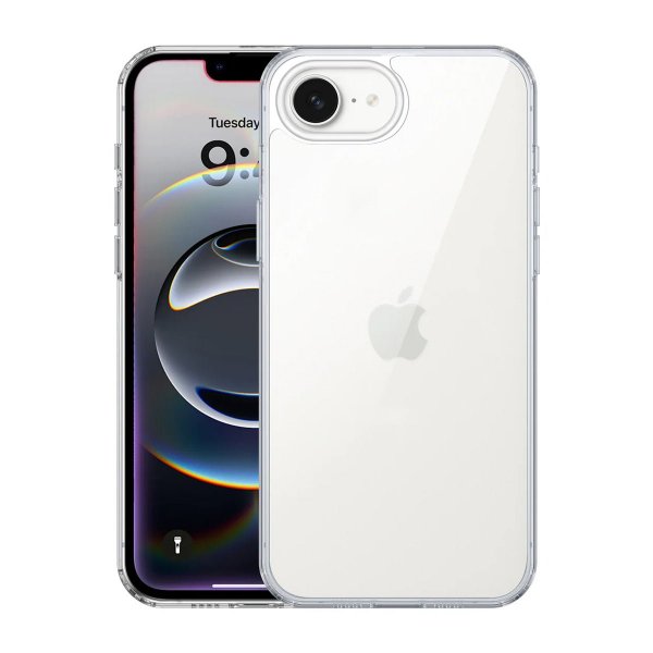 Rvelon iPhone 16e/17e Kuori Iskunkestävä Läpinäkyvä