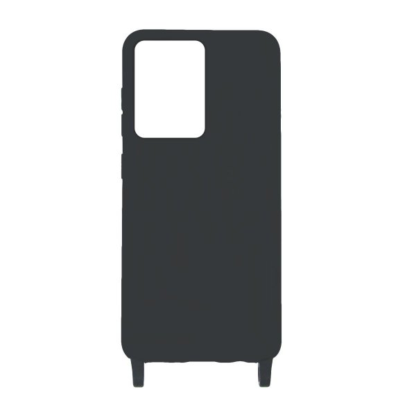 Samsung Galaxy S20 Ultra Silikonikuori Kaulanauhalla Musta