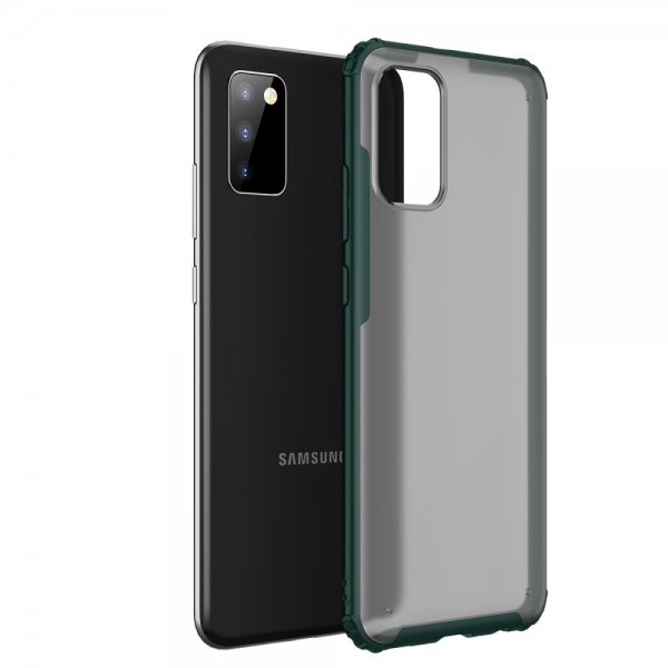 Samsung Galaxy A02s Kuori, värillinen reuna, vihreä