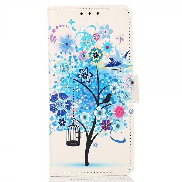 Samsung Galaxy A03 Suojakuori Kuvio Sininen Puu