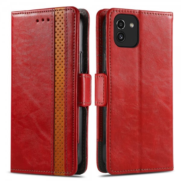 Samsung Galaxy A03 Suojakuori Stripe Punainen