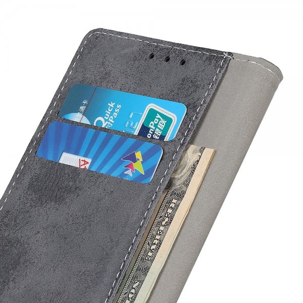 Samsung Galaxy A03 Vintage Harmaa Suojakotelo