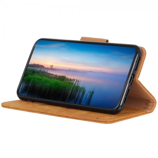 Samsung Galaxy A03 Vintage Vaaleanruskea Kotelo