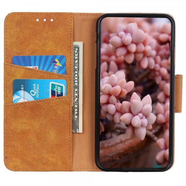 Samsung Galaxy A03 Vintage Vaaleanruskea Kotelo